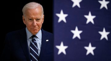 Joe Biden durante pronunciamento - Getty Images