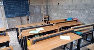 Sala de aula onde jovens foram recolhidos - Divulgação / YouTube / AFPTV