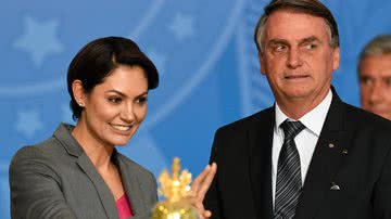 Michelle e Jair Bolsonaro - Getty Images