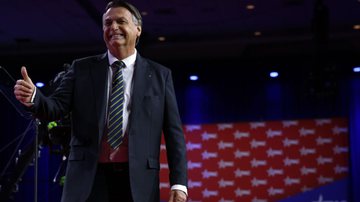 Jair Bolsonaro durante evento nos Estados Unidos - Getty Images