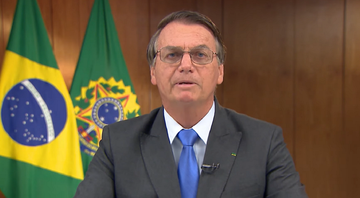 O presidente Jair Bolsonaro em discurso gravado para a COP 26 - Divulgação/Ministério do Meio Ambiente