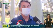 Bolsonaro anuncia em entrevista coletiva que testou positivo para covid-19 - Divulgação / TV Brasil