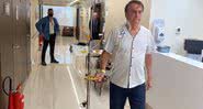 O presidente Bolsonaro no hospital - Divulgação/Instagram/Jair Bolsonaro