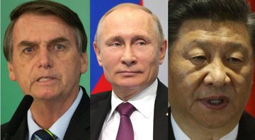 Bolsonaro, Putin e Xi Jinping  ainda não parabenizaram Biden por vitória nas eleições americanas - Wikimedia Commons e Getty Images