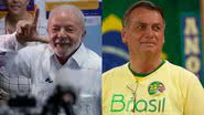 Montagem mostrando Lula e Bolsonaro - Getty Images