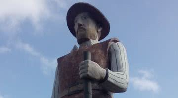 A estátua de Borba Gato - Geogast, via Wikimedia Commons