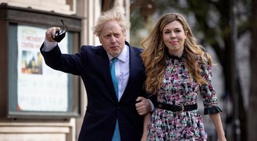 Boris e Carrie Johnson em 2021 - Getty Images