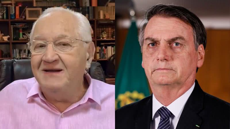 Boris (esq.) e Bolsonaro (dir.) em montagem - Divulgação / TV Globo / Agência Brasil