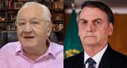 Boris (esq.) e Bolsonaro (dir.) em montagem - Divulgação / TV Globo / Agência Brasil