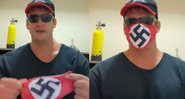 Brad veste máscara nazista durante vídeo - Divulgação / YouTube