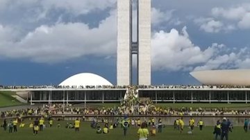 Imagem de atos terroristas em Brasília - Reprodução / Vídeo