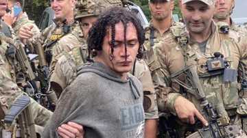 Danilo Cavalcante após captura - Pennsylvania State Police