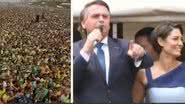 Bolsonaro durante discurso - Reprodução/Vídeo