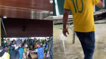 Registros de vandalismo em Brasília - Reprodução/Vídeo