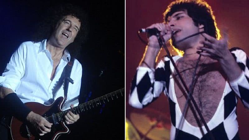 Brian May e Freddie Mercury - Compadre Edua'h e Carl Lender/Wikimedia Commons