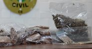 Brownies e maconha  que foram apreendidos durante operação - Divulgação/ Polícia Civil de Fortaleza