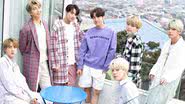 Integrantes do BTS, famoso grupo de k-pop - Foto por Dispatch pelo Wikimedia Commons