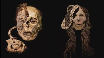Duas das cabeças analisadas no estudo - Dagmara Socha