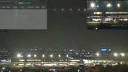 Imagem do aeroporto em que apareceu "luz estranha" - Divulgação / Câmera Aeroporto Salgado Filho BrAmigos