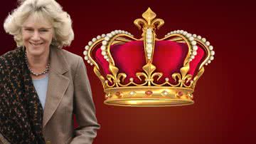 Camilla e uma coroa simbólica - Getty Images e Pixabay