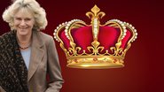 Camilla e uma coroa simbólica - Getty Images e Pixabay