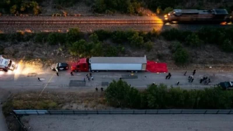 Caminhão foi encontrado com migrantes mortos - Getty Images