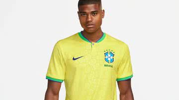 Imagem oficial da camisa da seleção brasileira de futebol - Divulgação / Nike