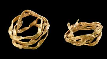 Anel de ouro encontrado na Alemanha pode ser o mais antigo do país - Divulgação/Yvonne Mühleis, LAD Esslingen