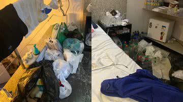 Fotos tiradas dentro de quarto de motel onde idosa era mantida em cárcere privado - Divulgação/Polícia Civil de Pernambuco