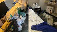 Fotos tiradas dentro de quarto de motel onde idosa era mantida em cárcere privado - Divulgação/Polícia Civil de Pernambuco