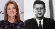 Montagem com Caroline Kennedy (à esquerda) e John F. Kennedy (à direita) - Getty Images