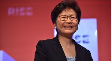 Carrie Lam em 2018 - Wikimedia Commons