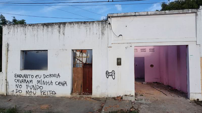 Imagem de uma casa desapropriada após a extração do sal-gema - Divulgação/Universidade Federal de Alagoas