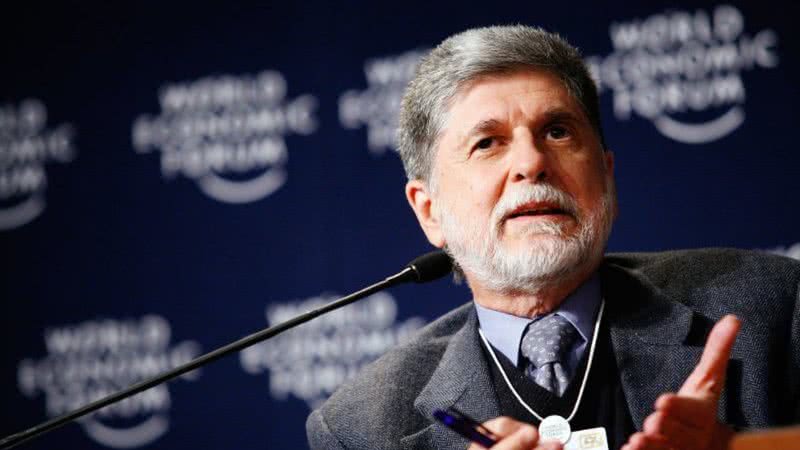 Celso Amorim, ex-chanceler do Brasil, no Fórum Econômico Mundial de Davos em 2007 - Annette Boutellier/World Economic Forum/Flickr