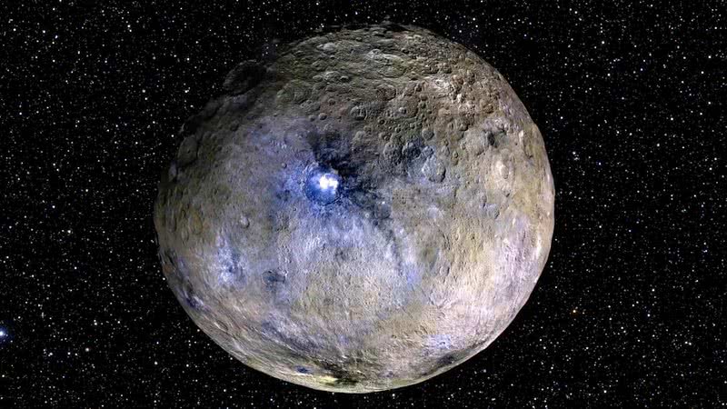 Imagem do planeta anão Ceres - Divulgação/ NASA