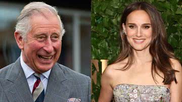 Rei Charles III e Natalie Portman, respectivamente - Getty Images