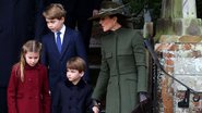 Fotografia de Kate Middleton com os três filhos, George, Charlotte e Louis - Getty Images