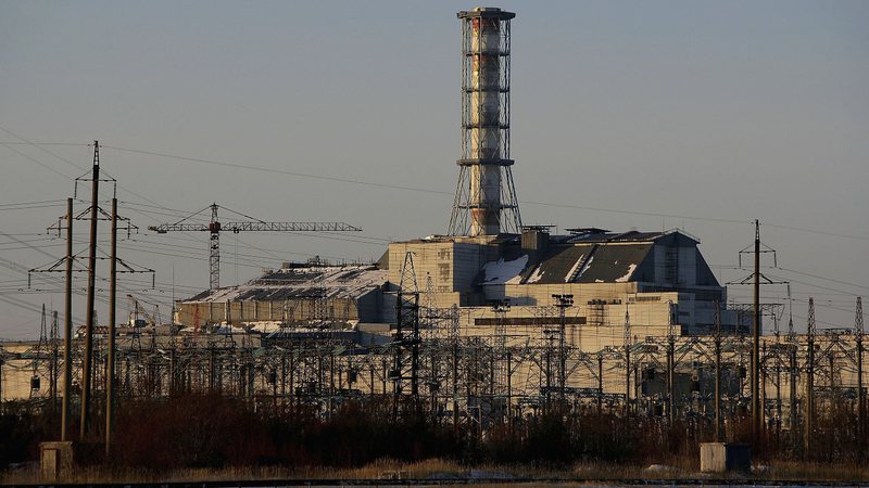 Fotografia da antiga usina nuclear de Chernobyl - Getty Images
