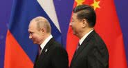 Os presidentes russo e chinês, Vladimir Putin e Xi Jinping - Getty Images