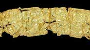 Imagem do cinto de ouro encontrado na República Tcheca - Divulgação / Museu de Bruntál