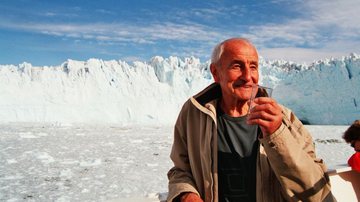 Claude Lorius na Antártida, onde passou seis dos seus 91 anos de vida pesquisando - Divulgação/Claude Lorius Site