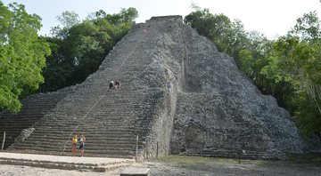 Imagem de uma pirâmide na antiga cidade de Cobá, no México - Divulgação/Needpix