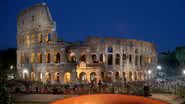 Foto do Coliseu, localizado em Roma - Getty Images