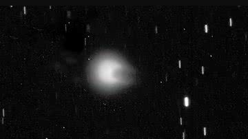 Uma imagem capturada em 25 de julho de 2023 mostra o cometa 12P com seus “chifres do diabo” - Eliot Herman