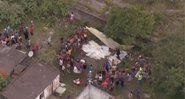 Moradores do Complexo do Salgueiro, em São Gonçalo, encontram corpos - Divulgação/Vídeo/g1