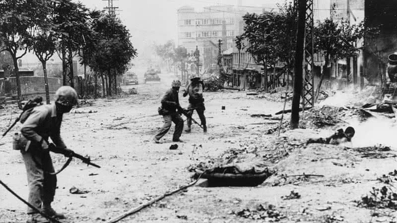 Soldados dos EUA em Seul, 1950