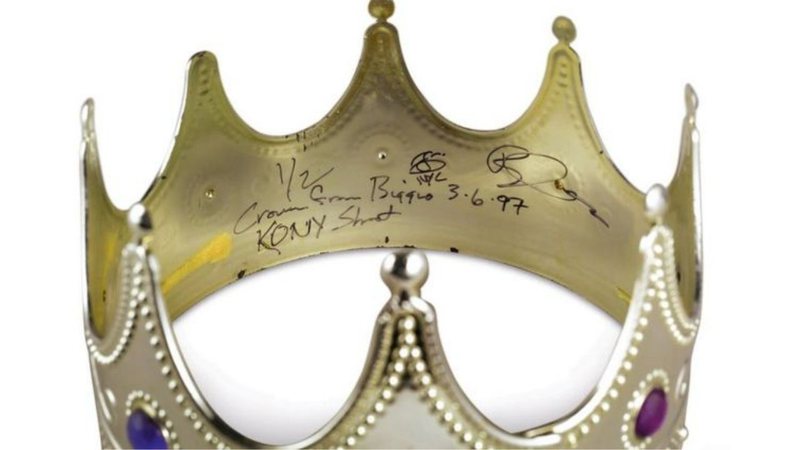 A coroa de Notorious B.I.G - Divulgação/Sotheby's