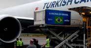 Avião vindo da China chega ao Brasil com carregamento de IFA - Divulgação/GRU Airport