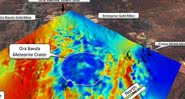 Representação em 3D da cratera na Austrália - Divulgação/Resource Potentials