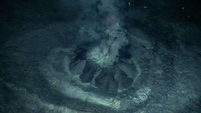 Formação que abriga vulcão descoberto recentemente - Divulgação / Universidade Ártica da Noruega